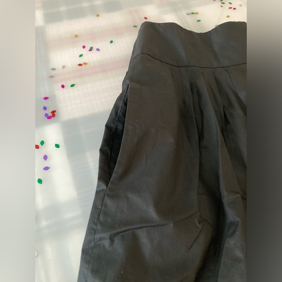 Theory sequined black pleated woman’s mini skirt size 6 - Picture 8 of 12